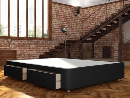 Кровать Mr.Mattress Site Box экокожа Black 270