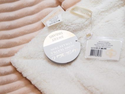 Плед Софи де Марко Полоса (пудра) 160х220