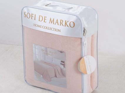 Плед Софи де Марко Стелла (персик) 160х220