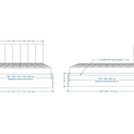 Кровать Lonax Милана велюр Dolly-1 180х200