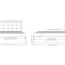 Кровать Lonax Адель велюр Dolly-2 (с подъемным механизмом) 120х200